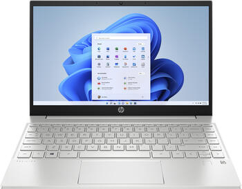 HP Pavilion 13-bb0730ng Natural Silver Notebook, 13.3 Zoll, i3-1115G4, 2C/4T, 8GB RAM, 256GB SSD, Win 10 Home