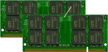DDR2RAM 2x 4GB DDR2-800 Mushkin Essentials SO-DIMM, CL6-6-6-18