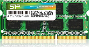 DDR3RAM 8GB DDR3-1600 Silicon Power SO-DIMM, CL11 