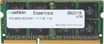 DDR3RAM 8GB DDR3-1066 Mushkin Essentials SO-DIMM, CL7-7-7-20