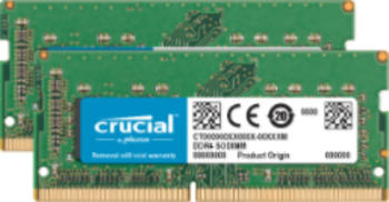 DDR4RAM 2x 16GB DDR4-2400 Crucial Memory for Mac SO-DIMM, CL17 Kit