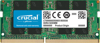 DDR4RAM 8GB DDR4-2666 Crucial SO-DIMM, CL19-19-19 