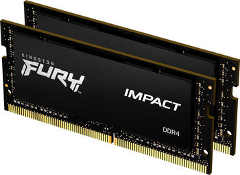 DDR4RAM 2x 32GB DDR4-3200 Kingston FURY Impact SO-DIMM, CL20-22-22 Kit