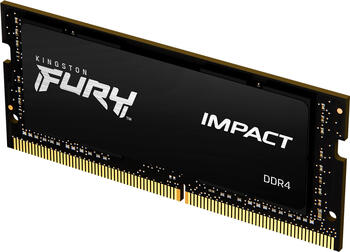 DDR4RAM 16GB DDR4-2666 Kingston FURY Impact SO-DIMM, CL15-17-17