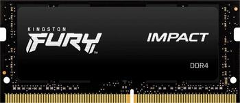 DDR4RAM 16GB DDR4-2666 Kingston FURY Impact SO-DIMM, CL16-18-18