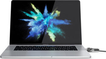 Maclocks The Ledge - Kombi Sicherheitskit silber für Apple MacBook Pro with Touch