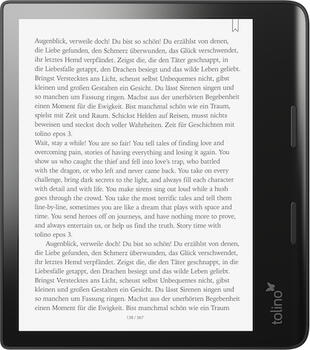 tolino epos 3 eBook-Reader, 8 Zoll 1440x1920, 32 GB, Quad C. smartLight, USB-C, WLAN schwarz