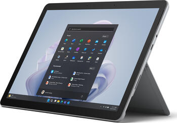 Microsoft Surface Go 4 Platin Tablet, Intel N200, 8GB RAM, 256GB Flash, Win 11 Pro