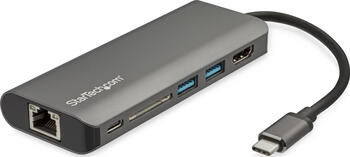StarTech USB-C Multiport Adapter mit HDMI - SD Kartenleser, 2xA 1xC, PD 3.0