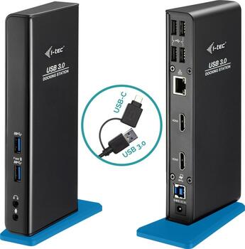 i-tec USB 3.0 Dual HDMI Docking Station, USB-B 3.0 [Buchse] 