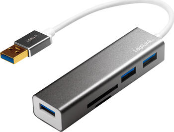 LogiLink Dual-Slot-Cardreader, USB-A 3.0 [Stecker] 