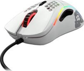 Glorious PC Gaming Race Model D weiß glänzend, Maus, rechtshänder