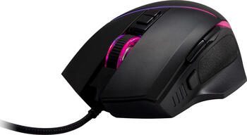 Inter-Tech Nitrox GT-100 RGB Gaming Maus schwarz, rechtshänder