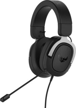 ASUS TUF Gaming H3 silber, Gaming-Headset, Over-Ear, Klinke, PS4, Xbox One, Nintendo Switch