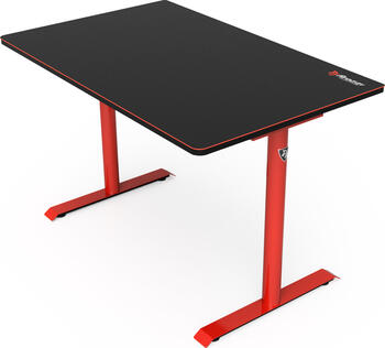 Arozzi Arena Leggero Gaming Desk schwarz/rot, Schreibtisch 