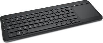 Microsoft All-in-One Media Keyboard schwarz, USB Tastatur 