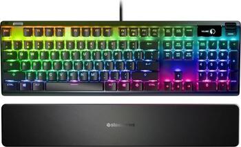 SteelSeries Apex 7, Layout: DE, mechanisch, SteelSeries QX2 BROWN, RGB, Gaming-Tastatur