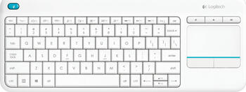 Logitech K400 Plus Wireless Touch Keyboard,weiß USB Tastatur 