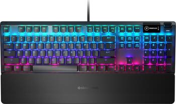 SteelSeries Apex 5, Layout: DE, halbmechanisch, SteelSeries Hybrid Blue, RGB, Gaming-Tastatur