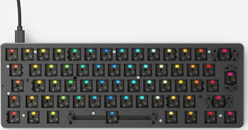 Glorious PC Gaming Race GMMK Compact, USB 2.0, Tastatur Barebone (mechanisch), RGB, Gaming-Tastatur