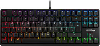 Cherry G80-3000N RGB TKL, Layout: DE, mechanisch, Cherry MX SILENT RGB RED, RGB, Gaming-Tastatur