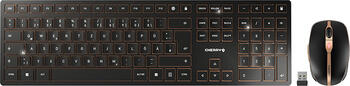 Cherry DW 9100 Slim schwarz/bronze, Layout: DE, Tastatur 