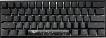 Ducky Mecha Mini PBT schwarz, Layout: DE, mechanisch, Cherry MX RGB RED, RGB, Gaming-Tastatur