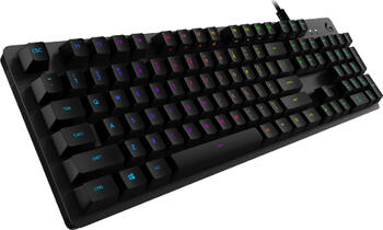 Logitech G512 Carbon, Layout: CH, mechanisch, Kailh GX-BROWN, RGB, Gaming-Tastatur