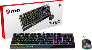 MSI Vigor GK30 Combo, Layout: DE, Tastatur- & Mauskit 