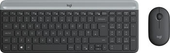 Logitech MK470 Slim Wireless Keyboard and Mouse Combo grau, Layout: DE, Tastatur