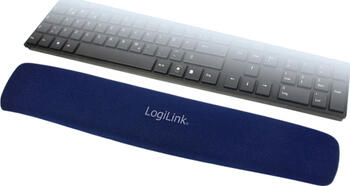 LogiLink Tastatur Gel Handballenauflage blau 