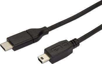 2m StarTech USB-C auf Mini USB 2.0 Adapter, Stecker/ Stecker 