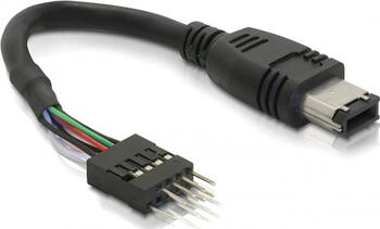 0,16m FireWire A-Kabel 6pin auf Pfostenstecker 