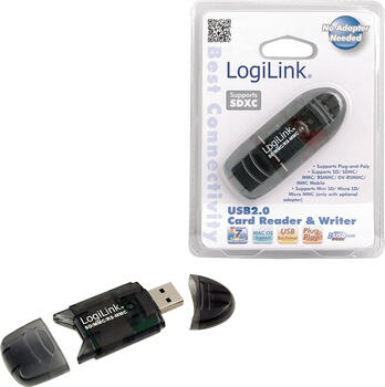 LogiLink SD/MMC, externer Cardreader USB-Stick 