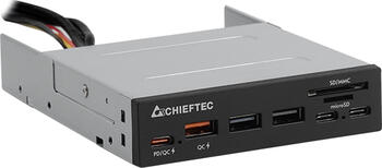 Chieftec Internal Dual-Slot-Cardreader, USB 3.0 19-Pin Stecksockel [Stecker]