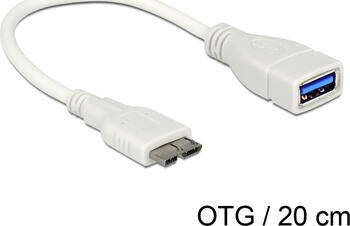 Delock OTG Kabel Micro USB 3.0 > USB 3.0-A Buchse 
