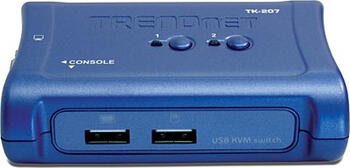 TRENDnet 2-Port KVM USBt TK-207K 