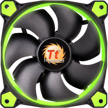 Thermaltake Riing 12 LED grün, 120x120x25mm Lüfter 68.98m³/h, 24.6dB