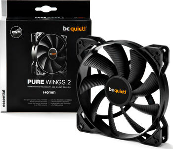 be quiet&excl; Pure Wings 2 PWM&comma; 140x140x25mm L&uuml;fter 104m&sup3;&sol;h&comma; 19&period;8dB