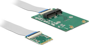 DeLOCK Converter M.2 Key A+E male > 1x Mini PCIe Slot 