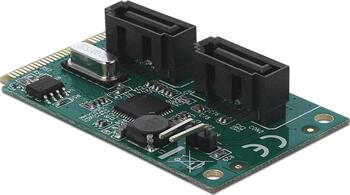 Delock Mini PCIe Konverter zu 2 x SATA mit RAID 
