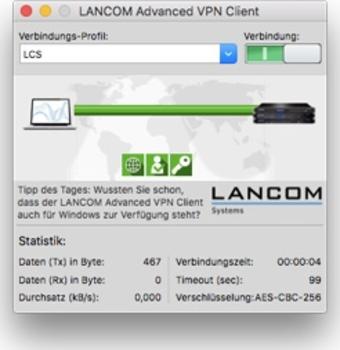 Lancom Advanced VPN Client Mac 1 Lizenz/ Benutzer ESD Lizenz kommt per Mail