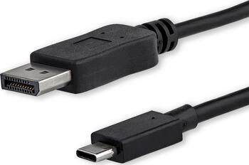 1.8m Kabel DisplayPort Stecker > USB C Stecker schwarz StarTech