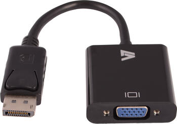0.2m V7 DisplayPort/VGA Adapterkabel schwarz 