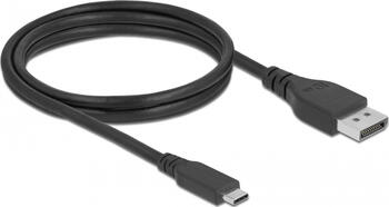 1,5m Delock Bidirektionales USB Type-C > DisplayPort Kabel (DP Alt Mode) 8K 60 Hz DP 8K zertifiziert