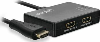 InLine HDMI Splitter/Verteiler, 2-fach 