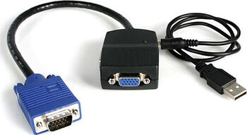 StarTech 2 Port VGA Video Splitter, Monitor Kabel, 1x VGA (Stecker) 2x VGA (Buchse)