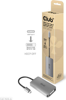 Club 3D CAC-1510-A, USB-C auf DVI Adapter 