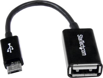 0,13m Micro USB auf USB OTG Adapter Stecker / Buchse StarTech.com