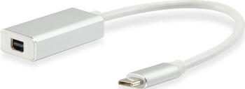 0,15m Equip USB Type C -> Midi DisplayPort Weß 